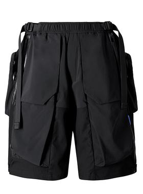 RL | REINDEE LUSION 战术异形剪裁多功能拉链户外防泼水宽松短裤