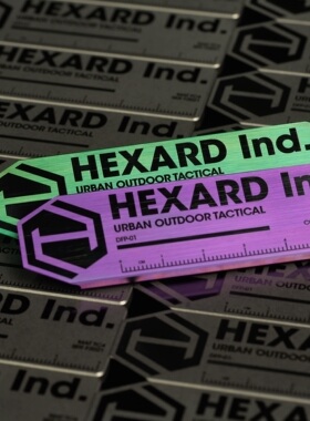 HEXARD DFP-01钛合金士气臂章 战术 机能 EDC 彩色臂章
