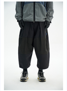 RL | REINDEE LUSION 轻机能双飘带速干防泼水宽松阔腿武士八分裤