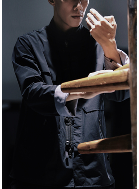 RL | REINDEE LUSION21FW 中式先锋机能无缝口袋防水唐装外套