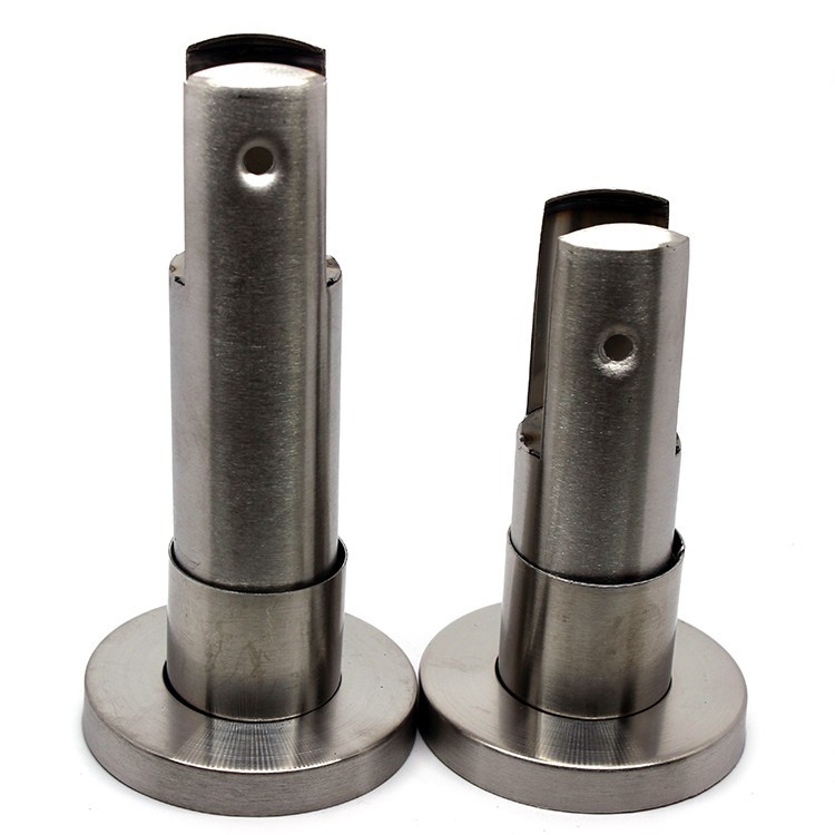 卫生间隔断五金配件304不锈钢支撑脚公共厕所隔板支架拉丝腿底座