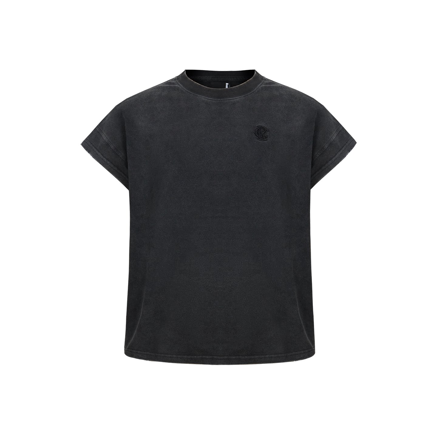 Remedy 美式复古刺绣无袖背心男女潮牌水洗做旧宽松休闲坎肩上衣