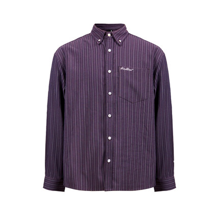 Remedy美式潮牌高智感条纹长袖衬衫男女休闲宽松cleanfit衬衣外套