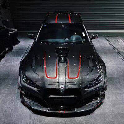 宝马新M4 CSL车贴拉花G82 3系4系 M5 M3汽车引擎机盖个性装饰贴画