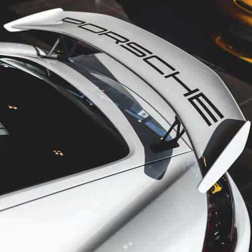 保时捷 GT3 GT4 911 turbos 718尾翼PORSCHE英文字母专用个性贴纸