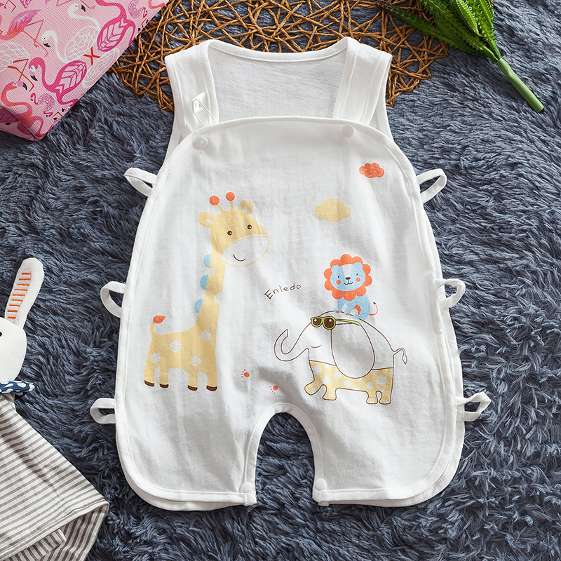 婴儿连体衣夏季薄款新生儿哈衣男女宝宝夏装无袖爬服睡衣纯棉无骨|ruв категории Детская одежда, комбинезон/на одежду/Ха одежды - от Buy2taobao.com для оказания профессиональной услуги покупки агента Taobao