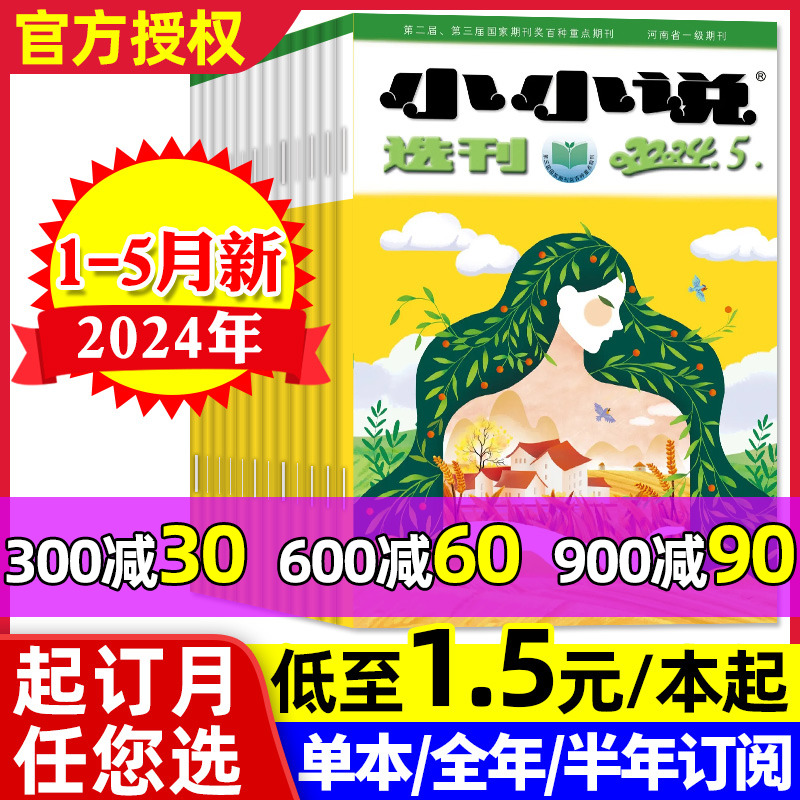 小小说选刊2024年1-5月/可订阅