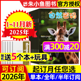 半年订阅 自然密码 含2026全年 11月新 南腔北调故事博览科普探秘探索与发现青少科普百科2024过刊 杂志2025年1