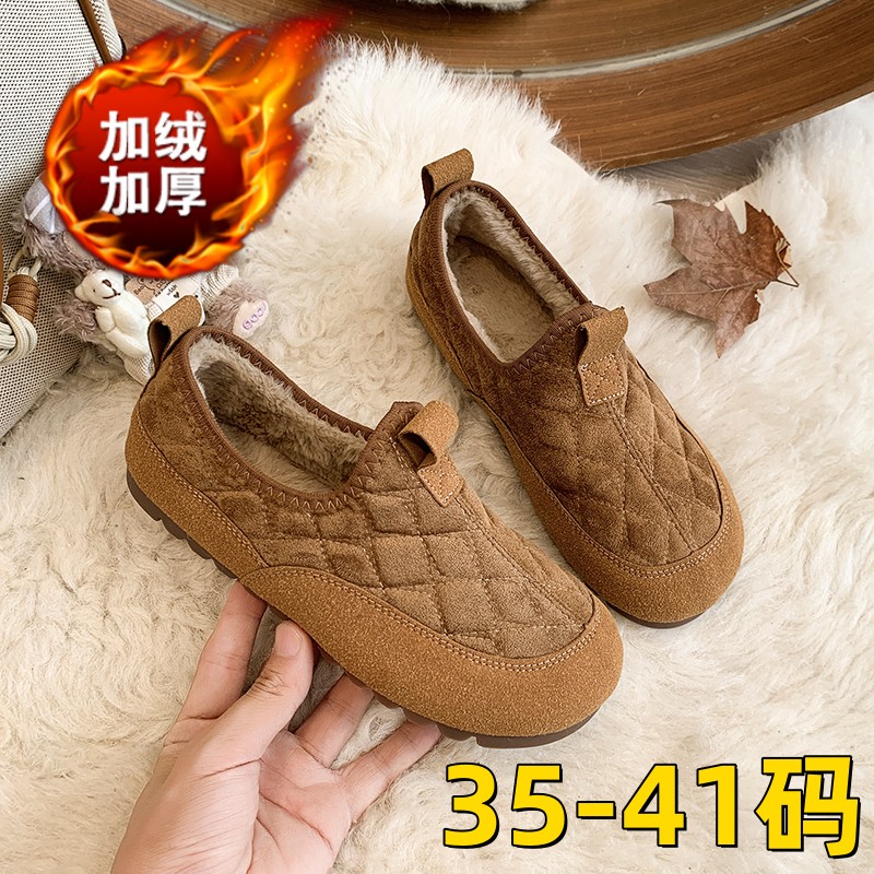 牛筋软底一脚蹬中老年妈妈布鞋