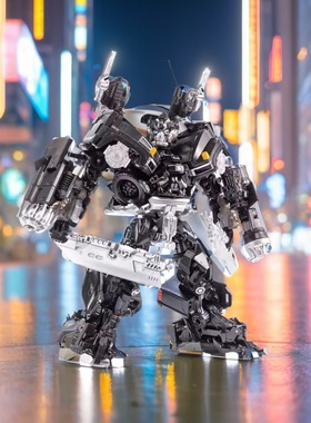 儿童开路先锋电影版SS14铁皮武器专家变形机器人玩具金刚模型摆件