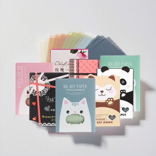 脸部效果清爽补妆吸油纸面部