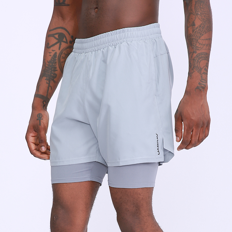 青少年男士跑步健身休闲假两件