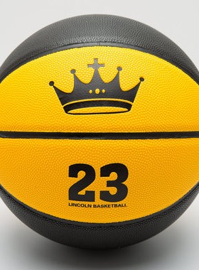 篮球比赛中考学生七号成人5号儿童幼儿园6号女子真皮手感PU黄黑