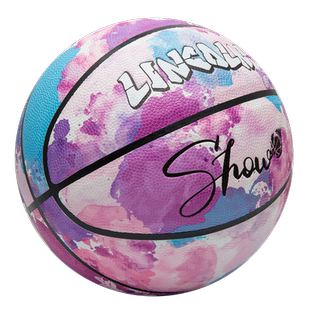 正品篮球7号成人6号女子中考专用小学生高颜值5号儿童标准紫色球