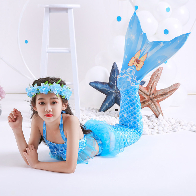 ghnatygren2020童装欧美外贸儿童泳衣比基尼三件套温泉游泳衣泳装