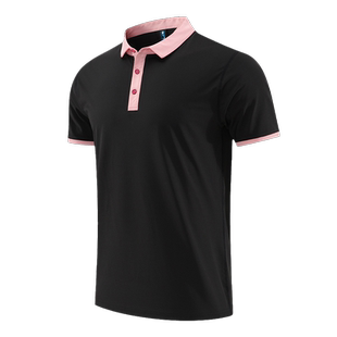 中国风羽毛球服polo衫比赛裁判服教练服男女气排球服棉文化衫定制