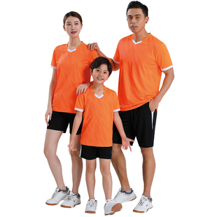 跑步训练服体育生儿童比赛服印字 专业田径服运动套装 男女体考短袖