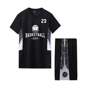 篮球服套装短袖有袖球衣定制半袖篮球套装男黑色训练队服女班服夏