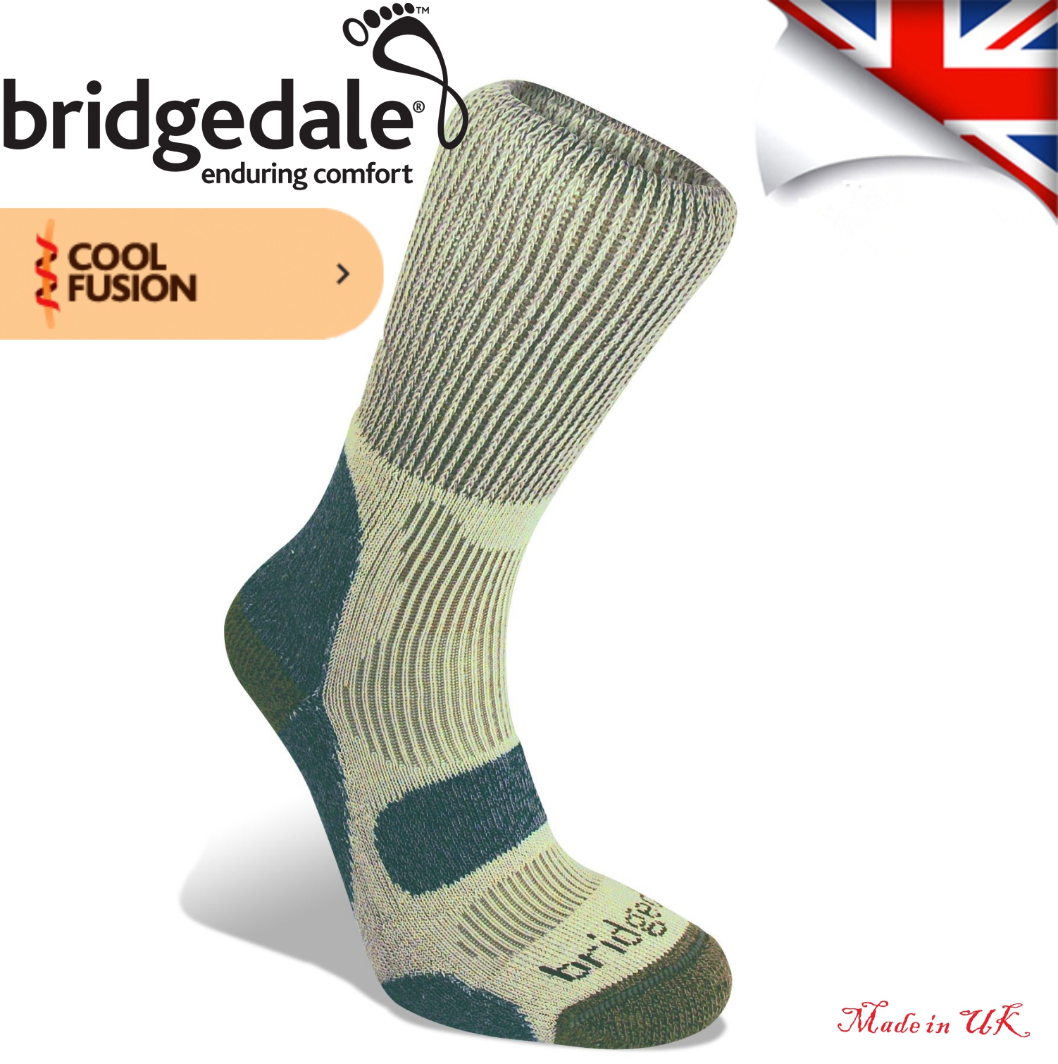 Chaussettes de sport BRIDGEDALE - Ref 1072002 Image 1