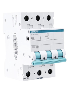 西门子断路器家用小型空气开关3P32A 三进三出 5SJ63327CR 实拍