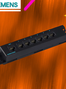 西门子弱电箱模块 一进六出电话模块 多媒体箱配件 5UH84311NC53