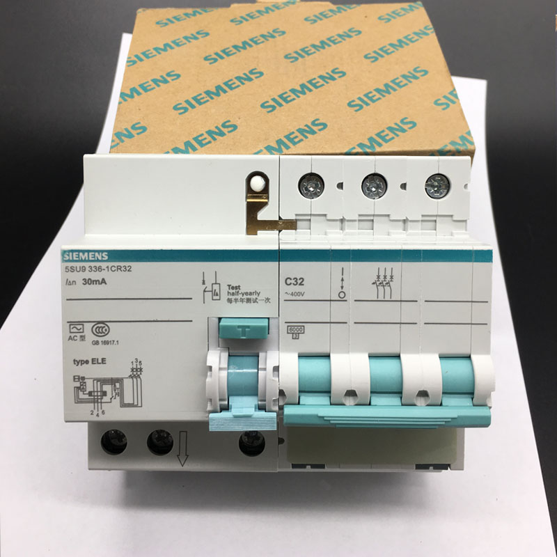 西门子断路器3P32A漏电三相真空380V小型空气开关 5SU9336-1CR32