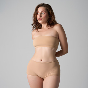 UNDERWEAR SET TUBE双层 抹胸无肩带锦氨裸感无痕套装