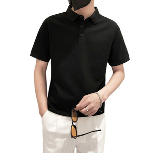 6888特P38控58高品质不起球不褪色不变形9色纯色POLO衫男短袖深灰图片