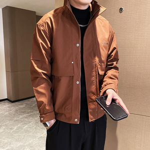 JK03 P118控158 外套男士立领秋季新款夹克帅气时尚潮流休闲工装图片