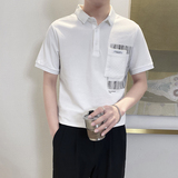 PL1109-P58控78时尚短袖翻领T恤男2025夏新款韩版潮流休闲POLO衫，男装Polo衫，星座1101-1