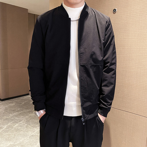 JK2262 P78控108 男士百搭外套简约男装短款秋新款上衣潮流夹克衫图片