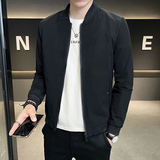 JK2202 P88控118 男士百搭外套简约男装新款春季上衣潮流夹克衫黑,男装夹克,星座1101-1,四季星座 JK2202 P88控118 男士百搭外套简约男装新款春季上衣潮流夹克衫黑,男装夹克,星座1101-1,四季星座