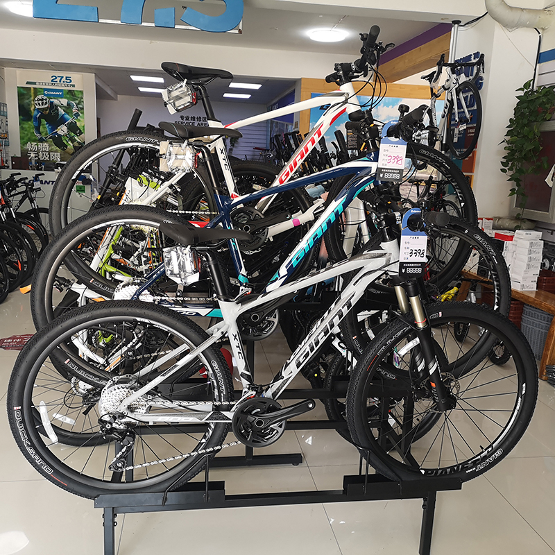自行车展示架山地公路车