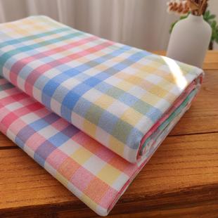 【新品】纯棉老粗布床单单件加厚透气三件套土布单子宿舍床单