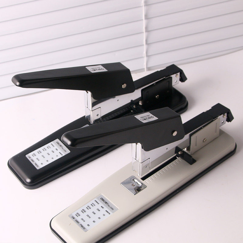 得力0390重型订书机80页0394厚层订书机加厚钉订书机装订机