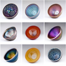 建窑建盏茶杯七彩窑变建盏曜变天目盏高端主人杯男士 大号茶盏茶具