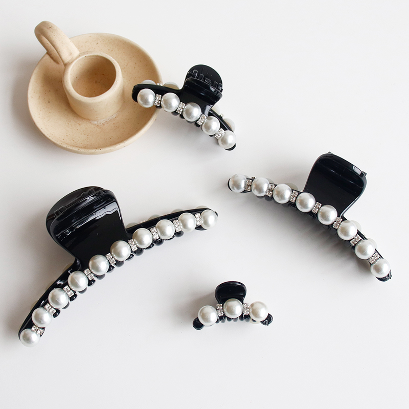 猎场罗伊人明星同款抓夹珍珠发夹