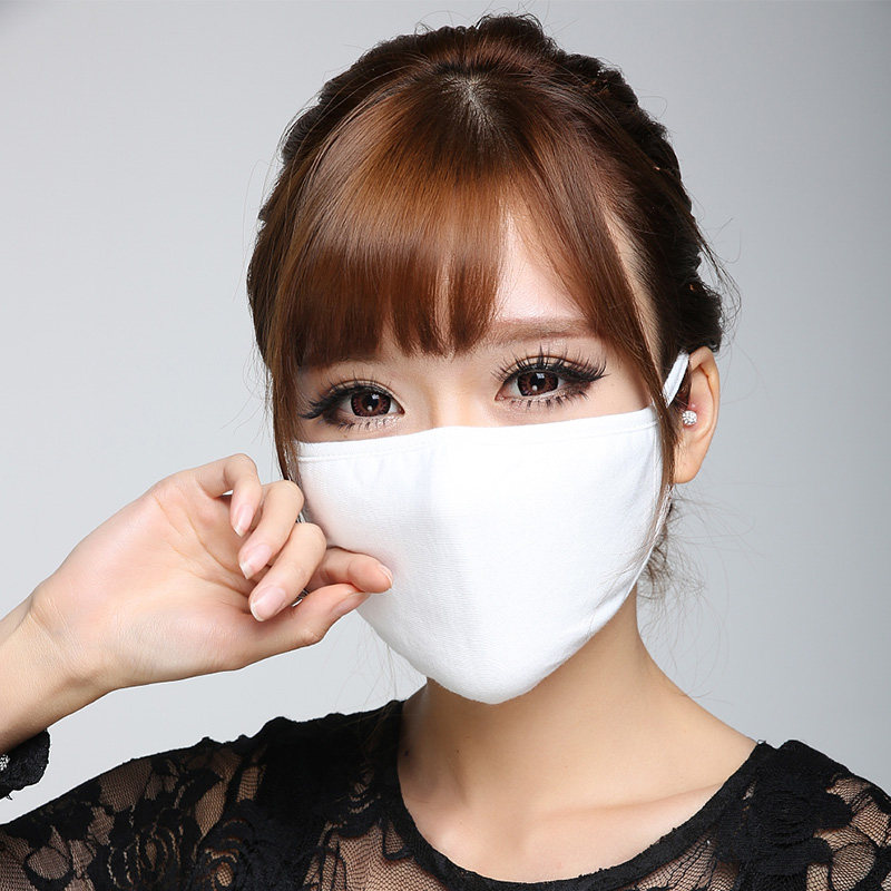 高品质纯棉口罩透气白色黑色成人康众加厚保暖防尘卫生秋冬可水洗