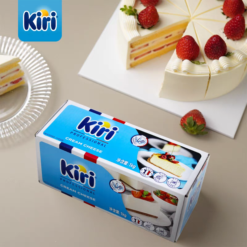 kri奶油奶酪法国进口原装1kg