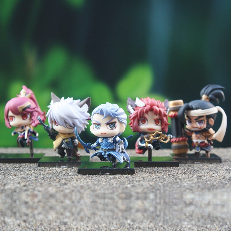 王者荣燿手办模型摆件长城守卫军Q版凯百里守约玄策花木兰英雄礼