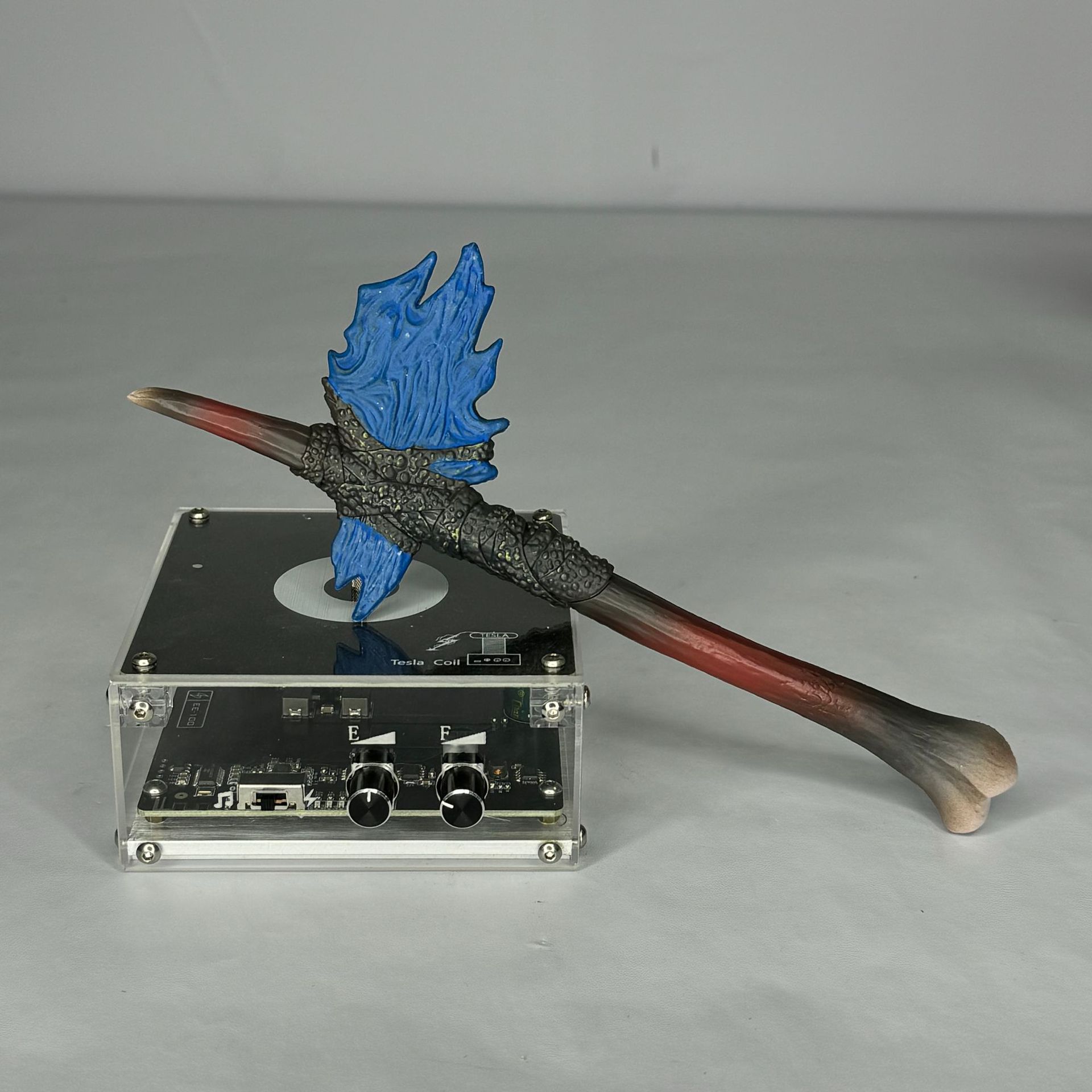 大战金刚头套战斧手办pvc怪兽之王面具cos万圣节手办摆件