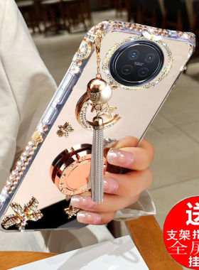 OPPOACE2手机壳ace2镜面保护套新款 PDHM00全包硅胶水钻防摔软壳