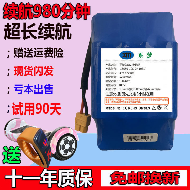 双轮电动平衡车锂电池36v通用42v原装扭扭车踏日阿尔郎美尚电瓶
