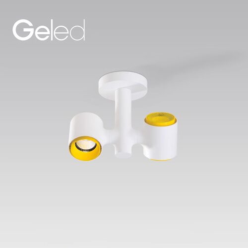 geled记忆明装射灯双头家用卧室