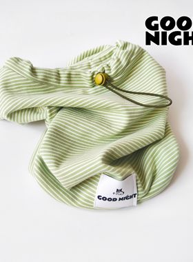 GOODNIGHT晚安法斗巴哥英斗犬宠物衣服保暖舒绒棉条纹T恤法斗衣服