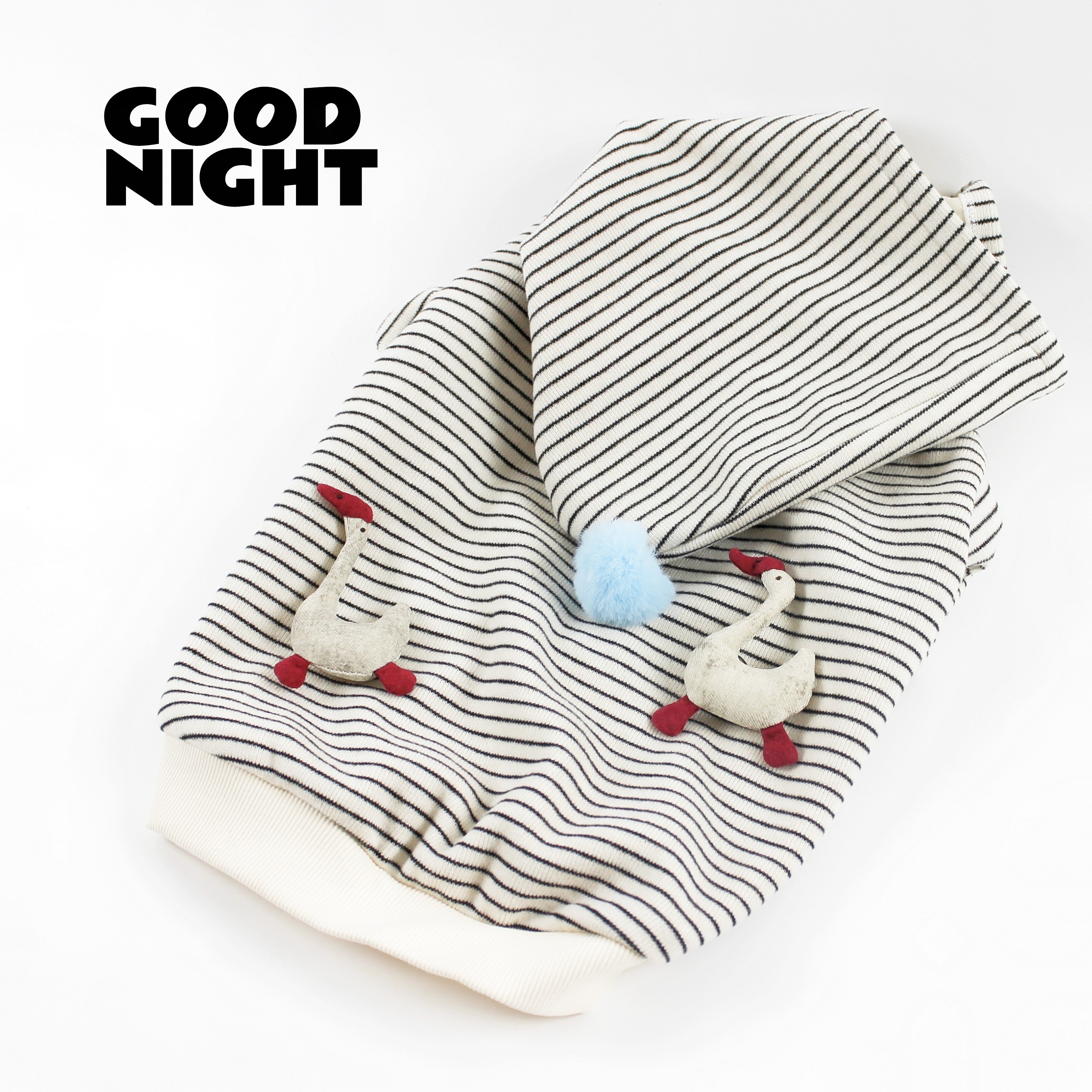 GOODNIGHT晚安法斗巴哥柯基法斗衣服秋冬狗狗衣服保暖加绒卫衣