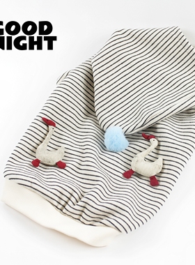 GOODNIGHT晚安法斗巴哥柯基法斗衣服秋冬狗狗衣服保暖加绒卫衣