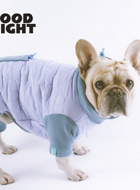 GOODNIGHT晚安法斗巴哥柯基法斗衣服秋冬狗狗衣服保暖加绒四脚衣