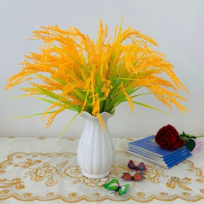 黄金麦穗客厅摆件仿真花稻谷