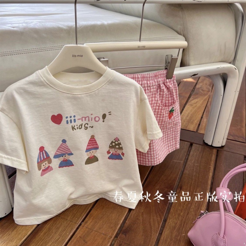 纯棉儿童短袖T恤夏季新款男女童